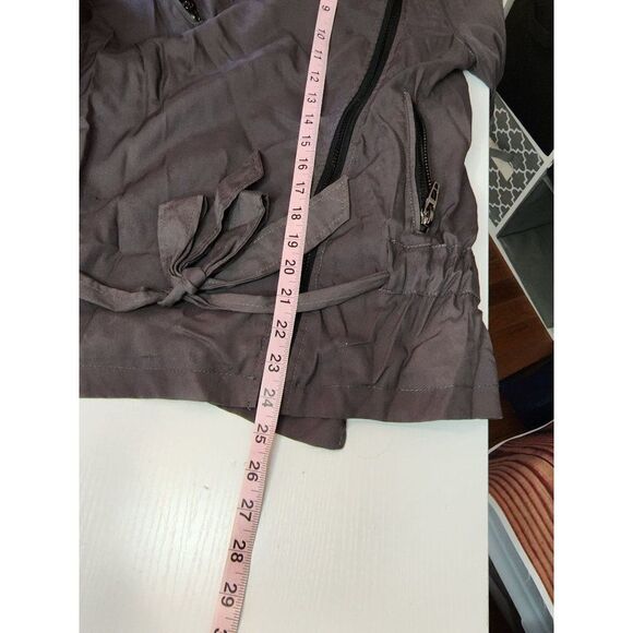 BlankNYC Biker Zip Jacket, Grey XS EUC - Picture 5 of 12